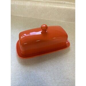 Sweese Orange Butter Dish with Dome Lid